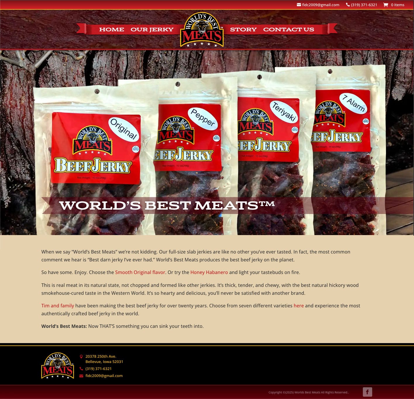 World's Best Meats - Desktop