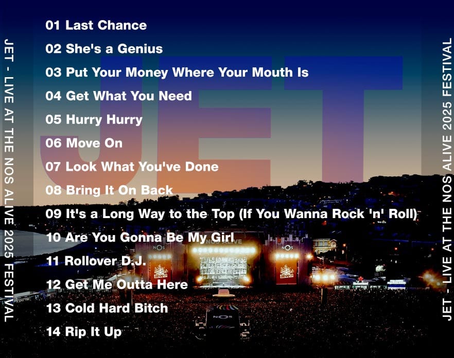 JET NOS Alive 25 Cover