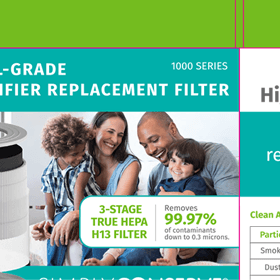 Air Purifier Filter Box Layout