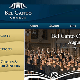 BelCanto Chorus Site